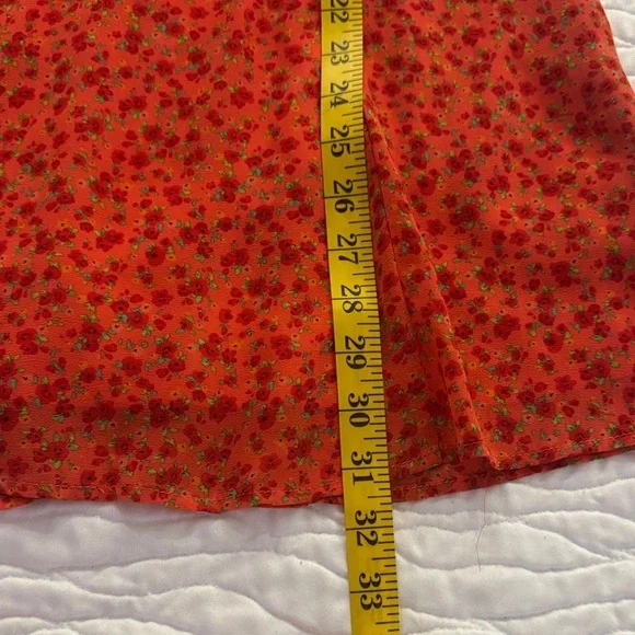 Wild Fable Coral Floral Mini Dress - Picture 7 of 7